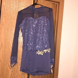 One piece dance costume